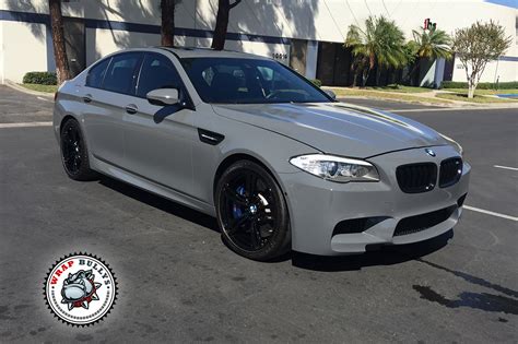 battleship grey car wrap