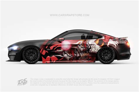 bleach car wrap