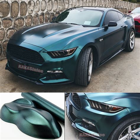 blue green car wrap