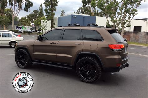 brown car wrap
